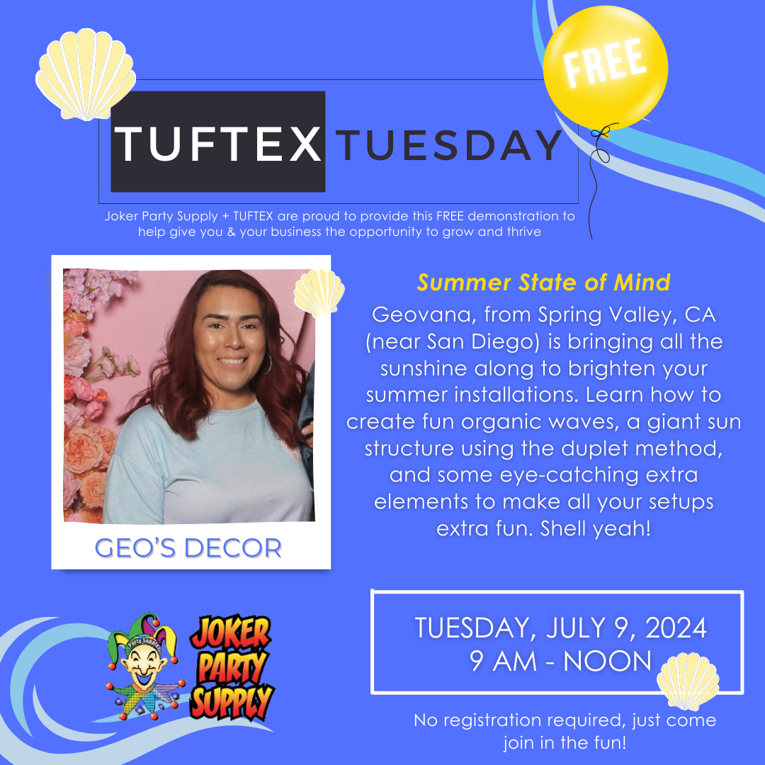 TUFTEX TUESDAY Los Angeles (Joker Party Supply) Tuftex Balloons