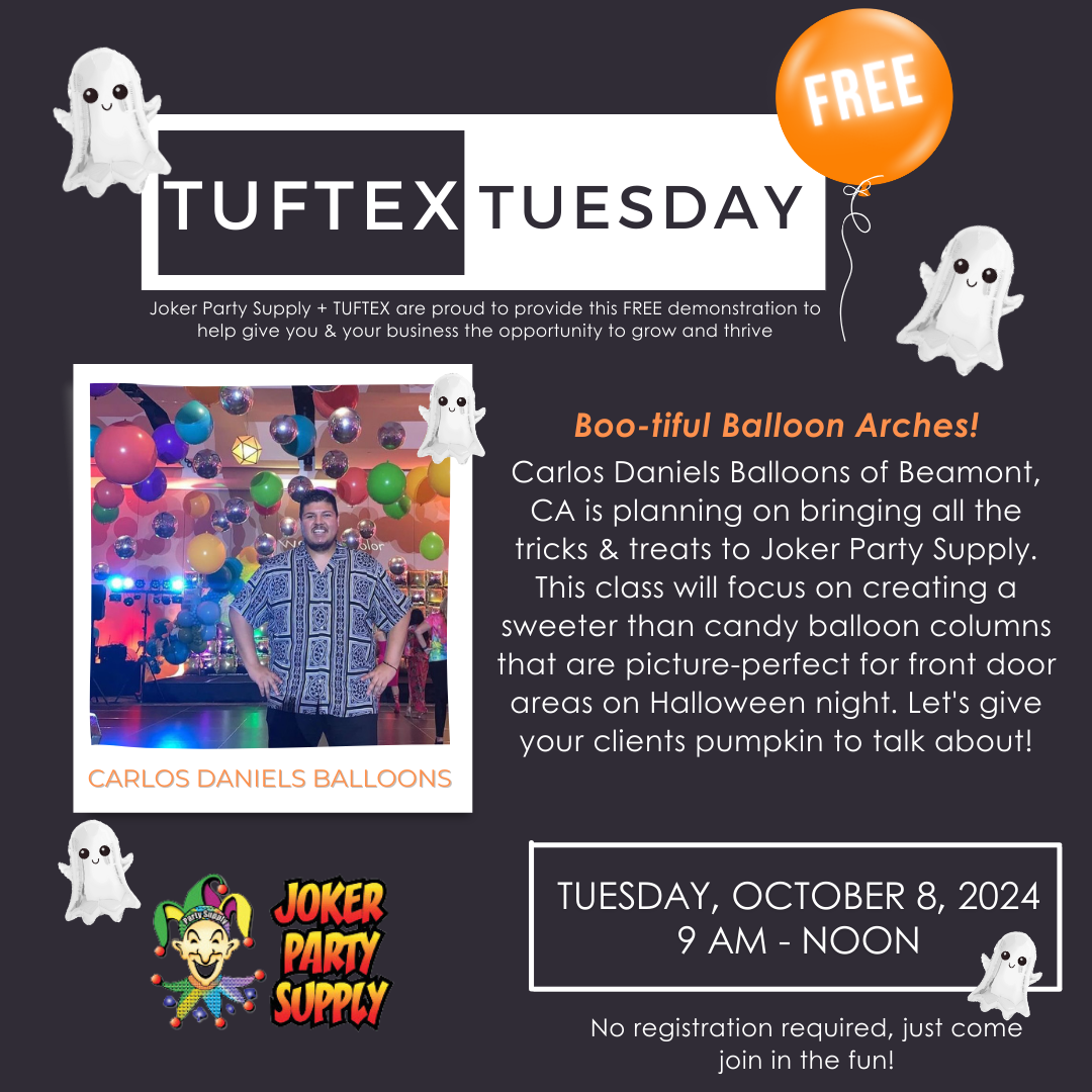 TUFTEX TUESDAY Los Angeles (Joker Party Supply) Tuftex Balloons