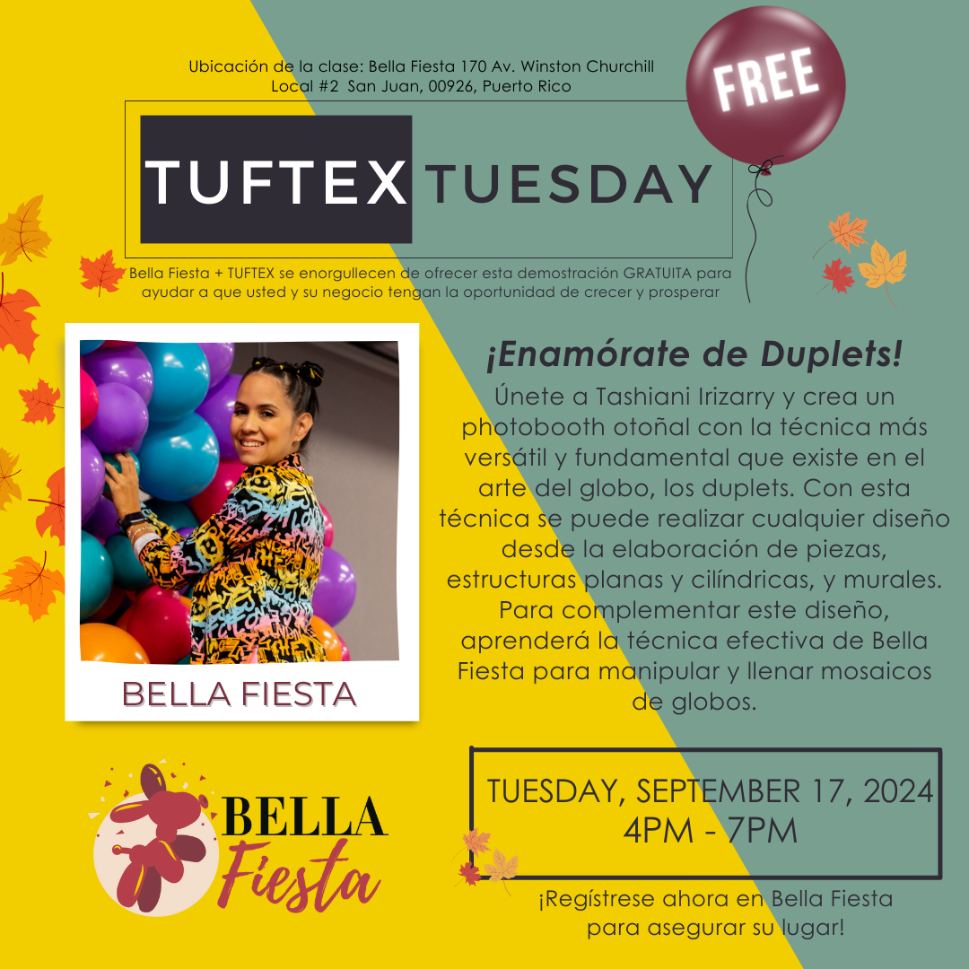 TUFTEX TUESDAY: San Juan, PR (Bella Fiesta)