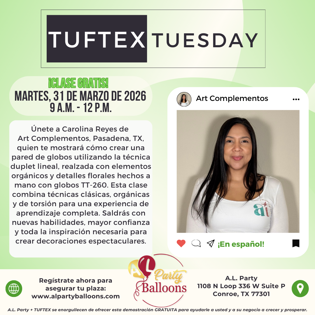 TUFTEX TUESDAY en español! Houston (AL Party)