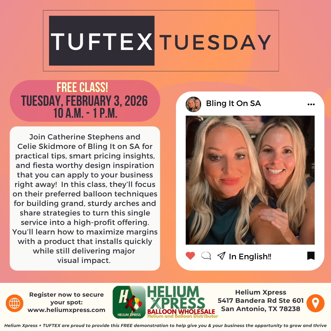 TUFTEX TUESDAY: San Antonio (Helium Xpress)