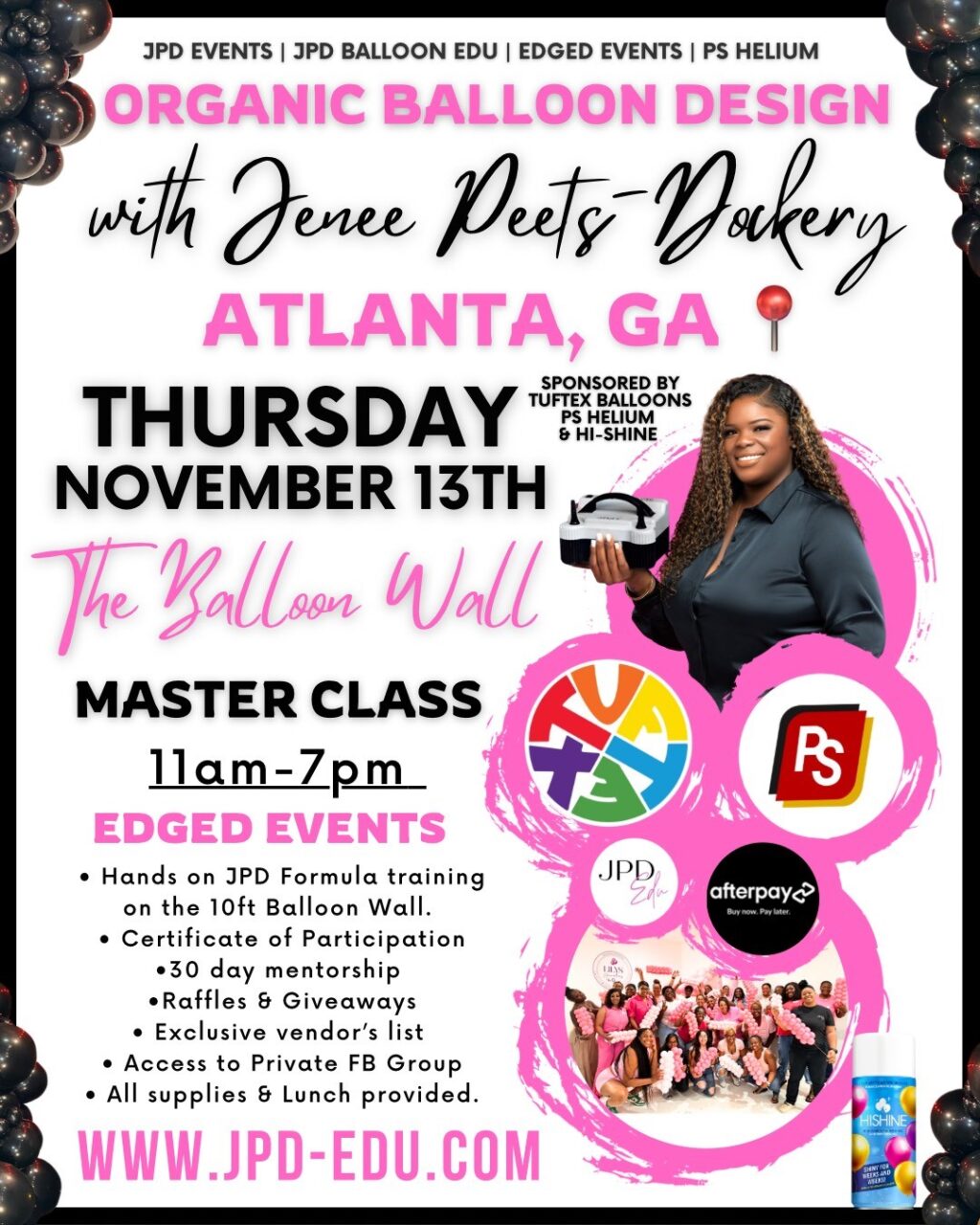 Sponsored Class: JPD Events (Atlanta)