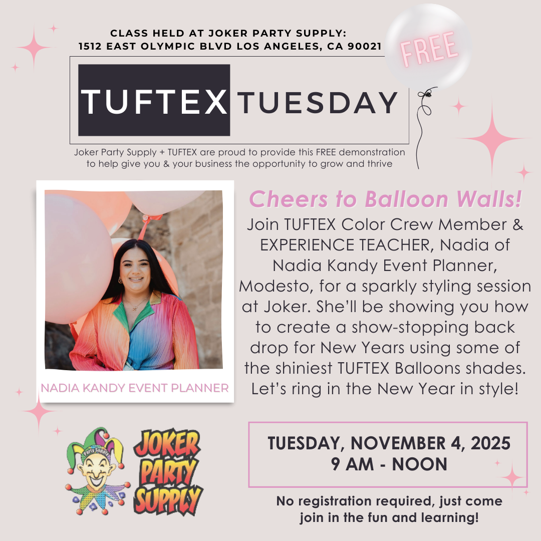 TUFTEX TUESDAY: Los Angeles (Joker Party Supply)
