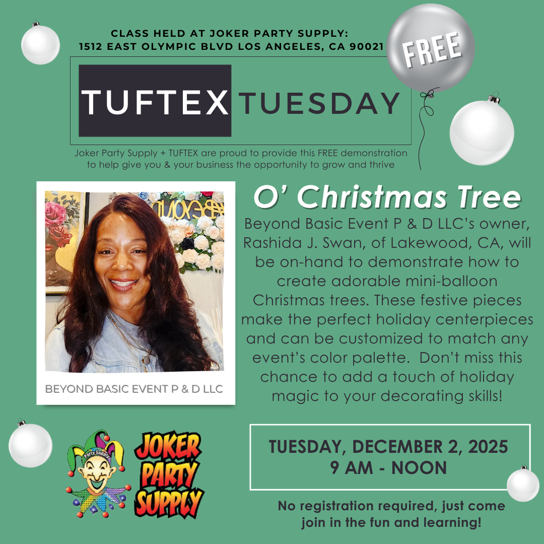 TUFTEX TUESDAY: Los Angeles (Joker Party Supply)