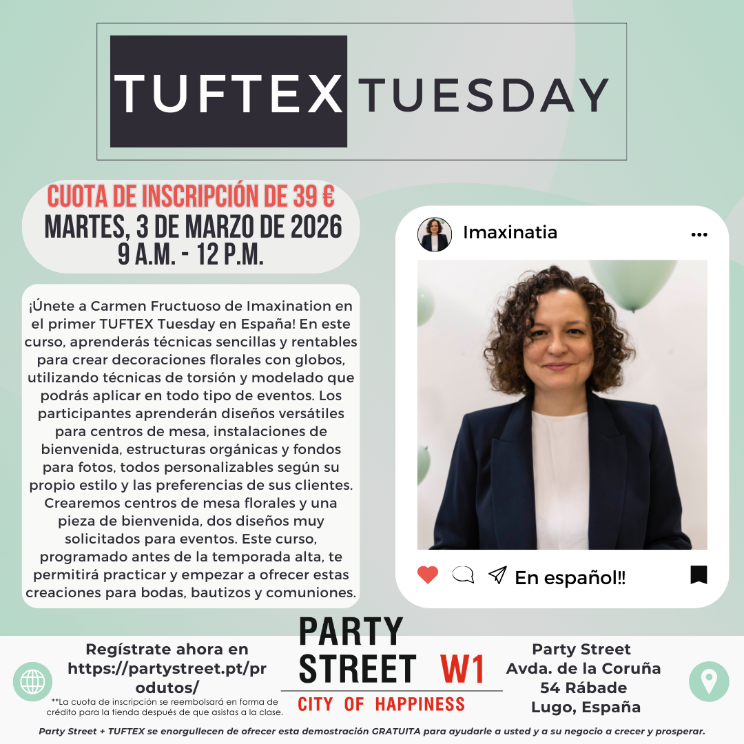 TUFTEX TUESDAY en espanol: en España (Party Street