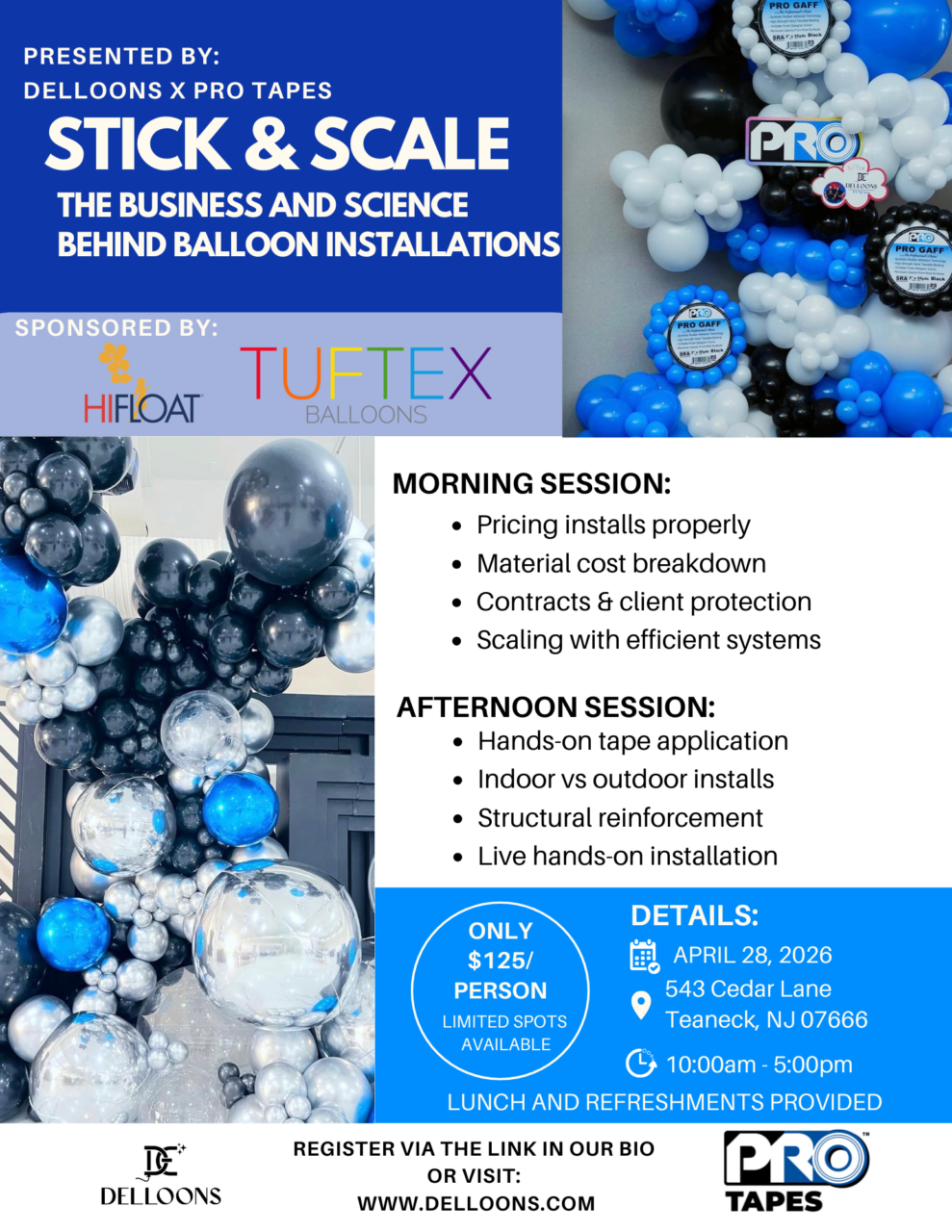 Delloons' Stick & Scale (Sponsored by TUFTEX)