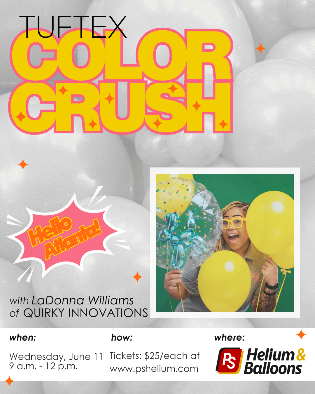 TUFTEX COLOR CRUSH: PS Helium (Atlanta)