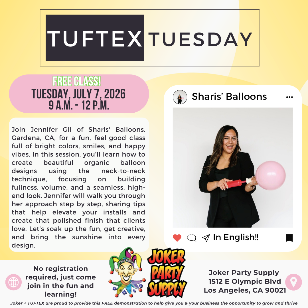 TUFTEX TUESDAY: Los Angeles (Joker Party Supply)