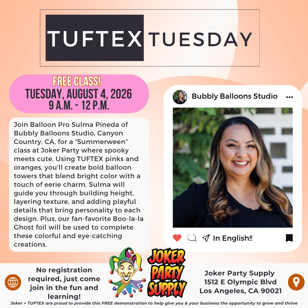 TUFTEX TUESDAY: Los Angeles (Joker Party Supply)