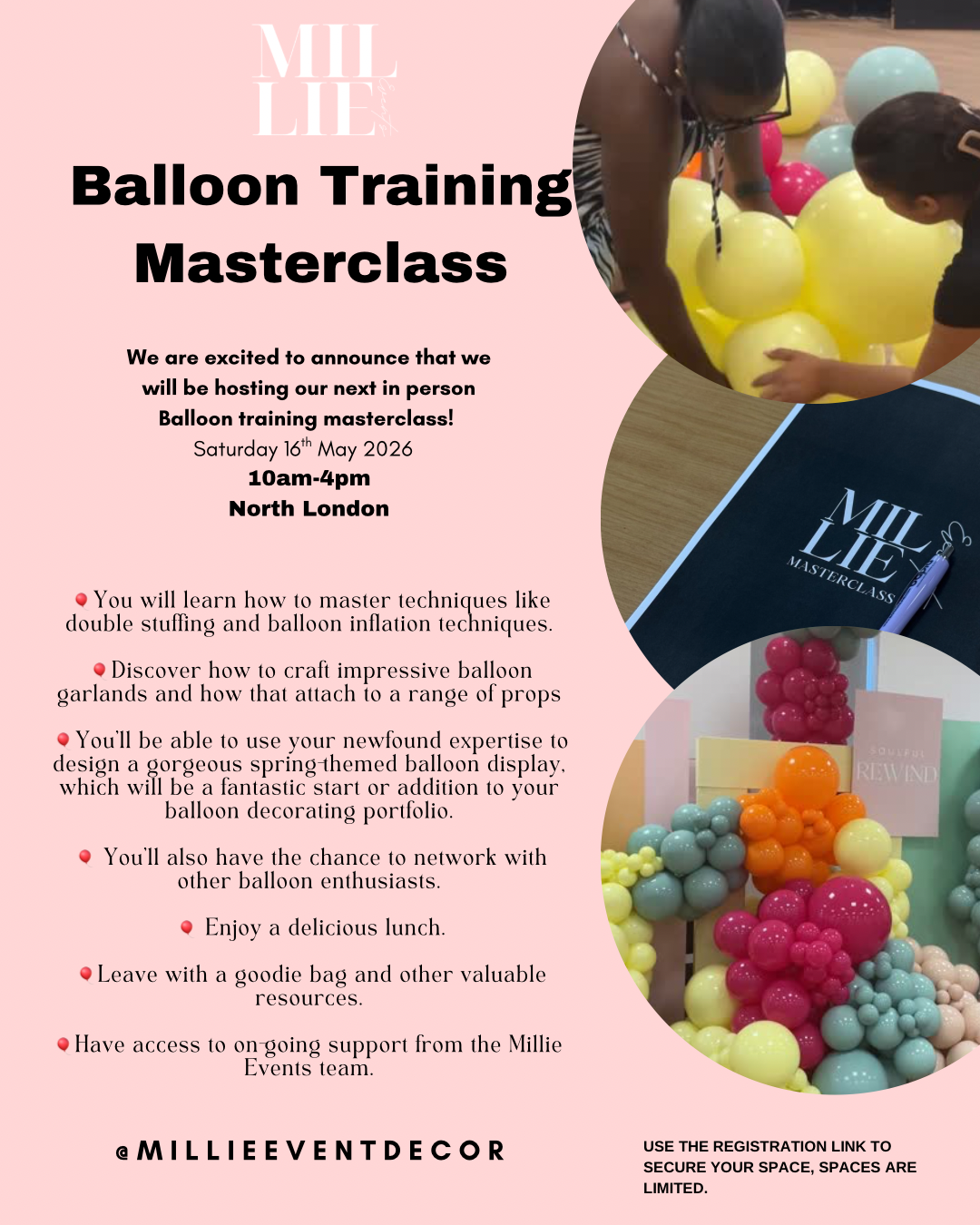 Millie Events Training Day (North London, UK)