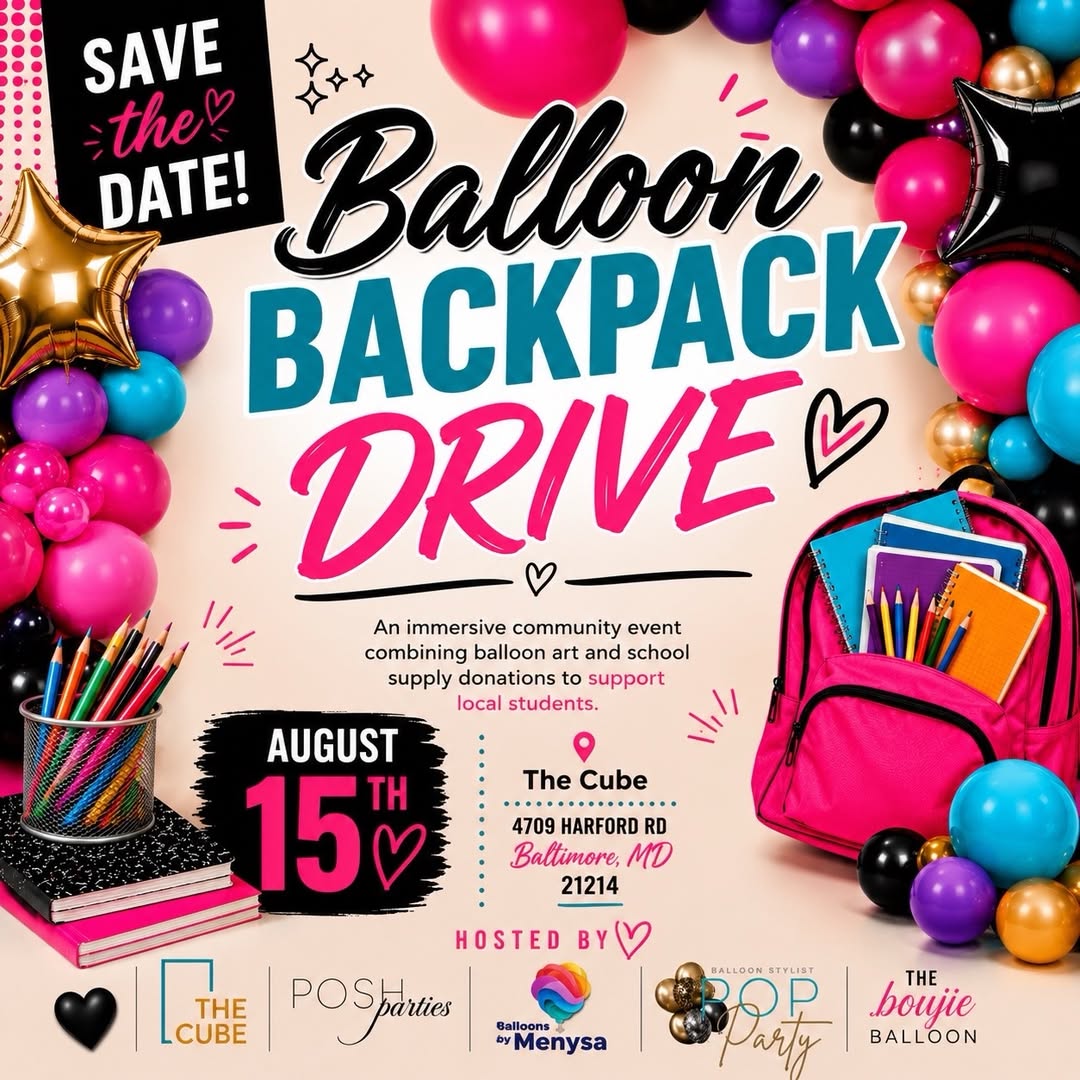 Balloon Backpack Drive