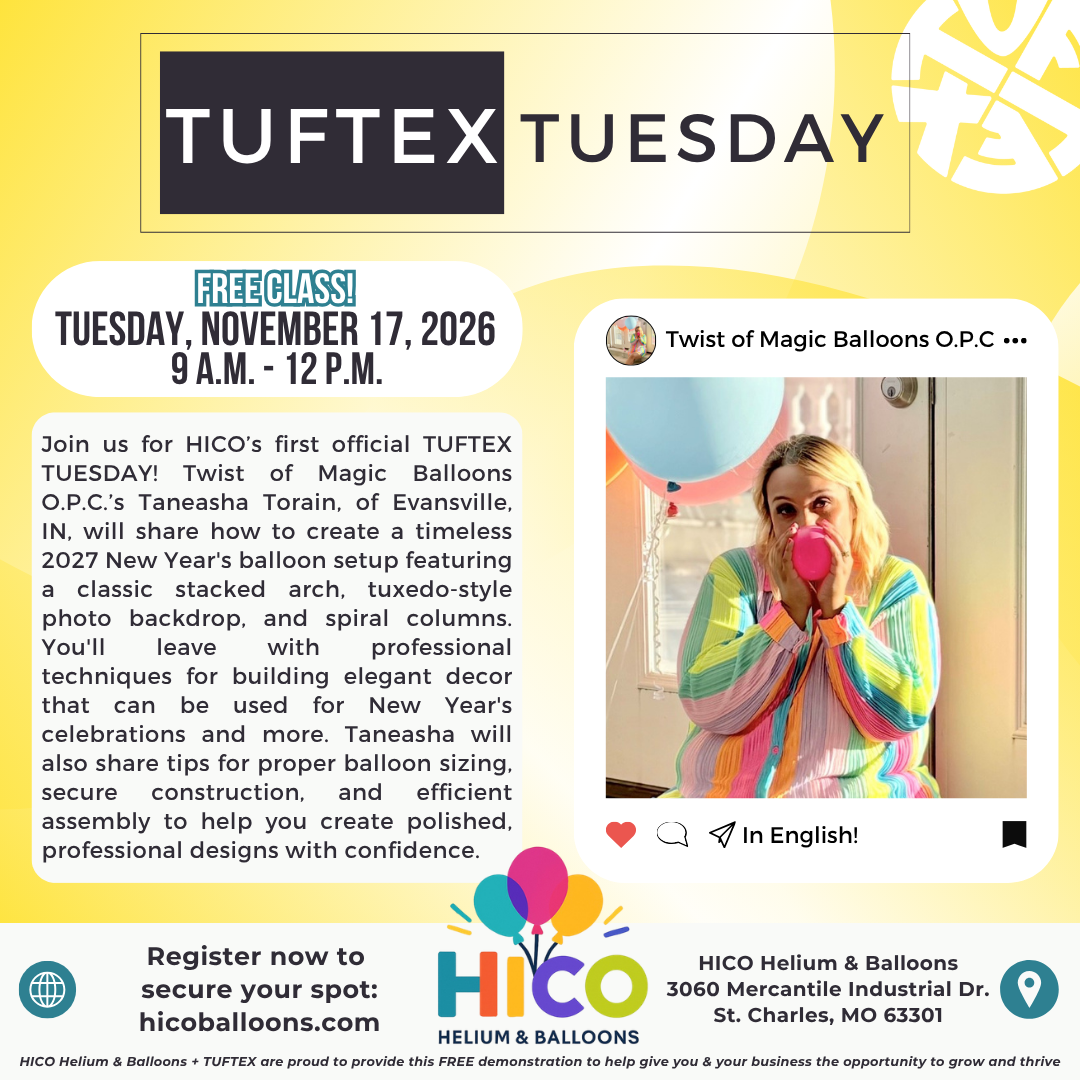 TUFTEX TUESDAY: St. Louis Area (HICO Balloons)