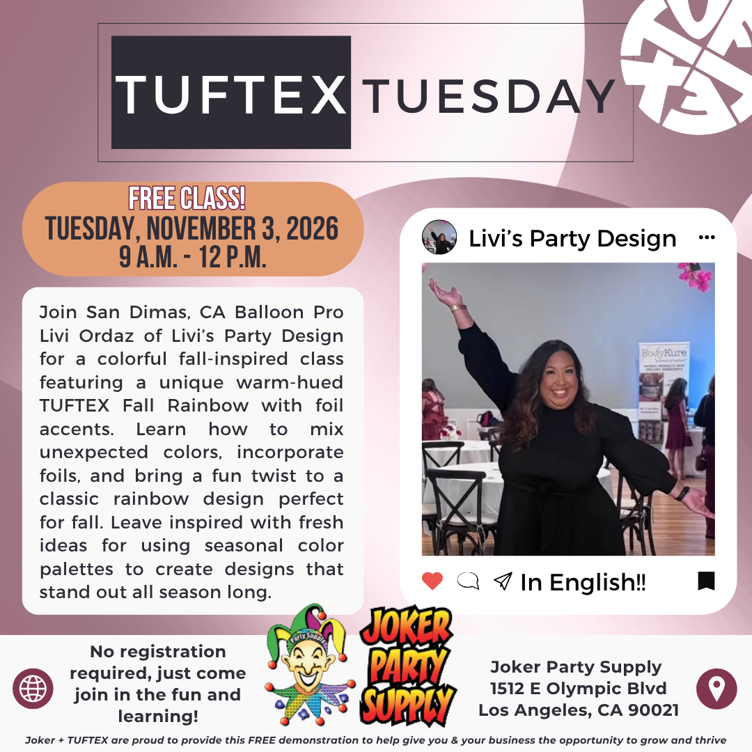 TUFTEX TUESDAY: Los Angeles (Joker Party Supply)