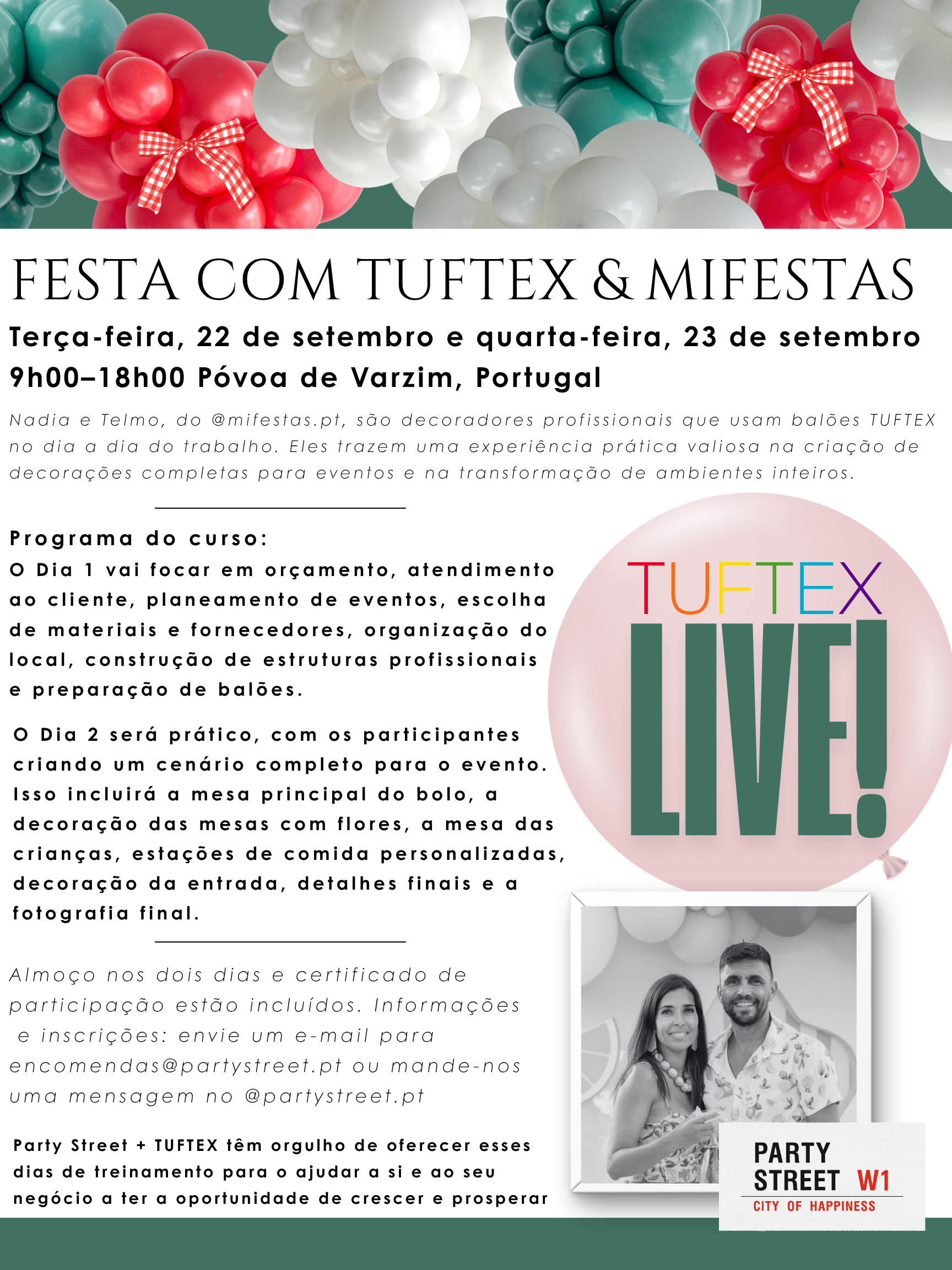FESTA COM TUFTEX & MIFESTAS